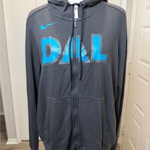 Nike Charcoal Hoodie with Teal DAL Logo
